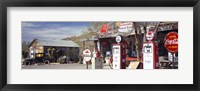 Framed Gas Station on Route 66, Hackenberry, Arizona