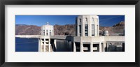 Framed Dam on a river, Hoover Dam, Colorado River, Arizona-Nevada, USA