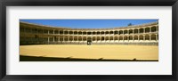 Framed Bullring, Plaza de Toros, Ronda, Malaga, Andalusia, Spain