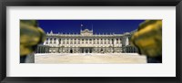 Framed Facade of a palace, Madrid Royal Palace, Madrid, Spain