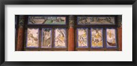 Framed Paintings in a Buddhist temple, Kayasan Mountains, Haeinsa Temple, Gyeongsang Province, South Korea