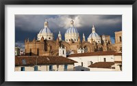 Framed Low angle view of a cathedral, Immaculate Conception Cathedral, Cuenca, Azuay Province, Ecuador