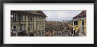 Framed Buildings in a city, Town Center, Big Square, Sibiu, Transylvania, Romania