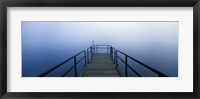 Framed Pier on a lake, Herrington Manor Lake, Garrett County, Maryland, USA