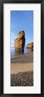 Framed Pebbles on the beach, Ladram Bay, Devon, England