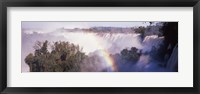 Framed Iguacu Falls, Argentina-Brazil Border