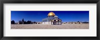 Framed Dome of The Rock, Temple Mount, Jerusalem, Israel