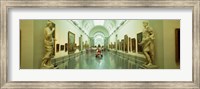 Framed Interior Of Prado Museum, Madrid, Spain