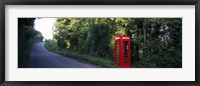 Framed Phone Booth, Worcestershire, England, United Kingdom