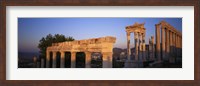 Framed Turkey, Pergamum, temple ruins