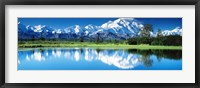 Framed Lake in Denali National Park AK