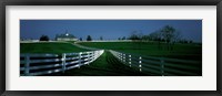 Framed USA, Kentucky, Lexington, horse farm