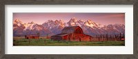 Framed Barn Grand Teton National Park WY USA