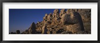 Framed Rocks on a cliff, Mount Nemrut, Nemrud Dagh, Cappadocia, Antolia, Turkey