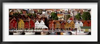 Framed Harbor in Bergen, Norway