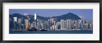 Framed Waterfront View of Hong Kong China