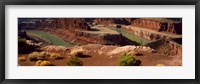 Framed High angle view of a river flowing through a canyon, Dead Horse Point State Park, Utah, USA