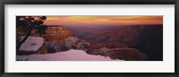 Framed Rock formations on a landscape, Grand Canyon National Park, Arizona, USA