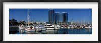 Framed Embarcadero Marina Hotel, San Diego, California, USA