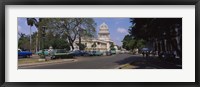 Framed Building along a road, Capitolio, Havana, Cuba