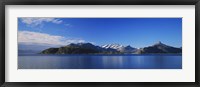 Framed Lake on mountainside, Sorfolda, Bodo, Nordland, Norway