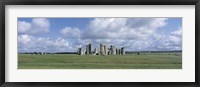 Framed England, Wiltshire, View of rock formations of Stonehenge