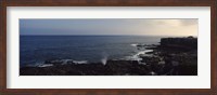 Framed Rock formations at the coast, Punta Suarez, Espanola Island, Galapagos Islands, Ecuador