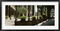 Framed Porch of a building, Montserrat, Barcelona, Catalonia, Spain