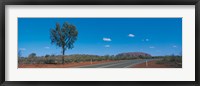 Framed Road Ayers Rock Uluru-Kata Tjuta National Park Australia