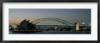 Framed Opera House & Harbor Bridge Sydney Australia