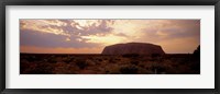 Framed Uluru-Kata Tjuta National Park Northern Territory Australia