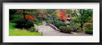 Framed Stone Bridge, The Japanese Garden, Seattle, Washington State