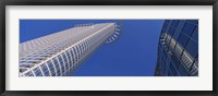 Framed Low Angle View Of Bank Buildings, Frankfurt, Germany