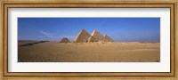 Framed Great Pyramids Giza Egypt