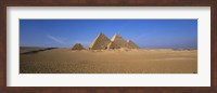 Framed Great Pyramids Giza Egypt