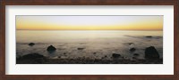 Framed Rocks on the beach, Block Island, Rhode Island, USA