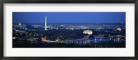 Framed Panoramic view of Washington DC