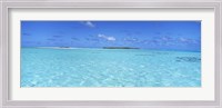 Framed Island in the ocean, Maina, Cook Islands