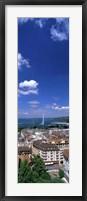 Framed Geneva Switzerland (vertical)