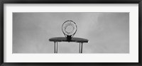 Framed Low angle view of a basketball hoop