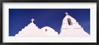 Framed Low angle view of a church, Mykonos, Cyclades Islands, Greece