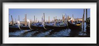 Framed View of gondolas, Venice, Italy