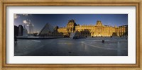 Framed Facade Of A Museum, Musee Du Louvre, Paris, France