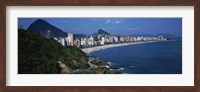 Framed Buildings On The Waterfront, Rio De Janeiro, Brazil