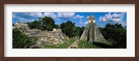 Framed Ruins Of An Old Temple, Tikal, Guatemala