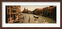 Framed High angle view of boats in water, Venice, Italy