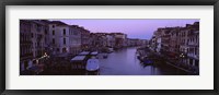 Framed Buildings Along A Canal, Venice, Italy