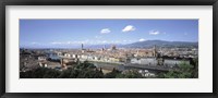 Framed High angle view of a city, Florence, Tuscany, Italy