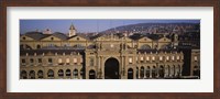 Framed Facade of a train station, Zurich, Switzerland