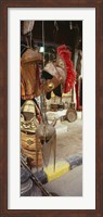 Framed Souvenirs displayed in a market, Palmyra, Syria